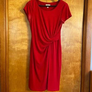 Dress Barn Size 14 Red Dress